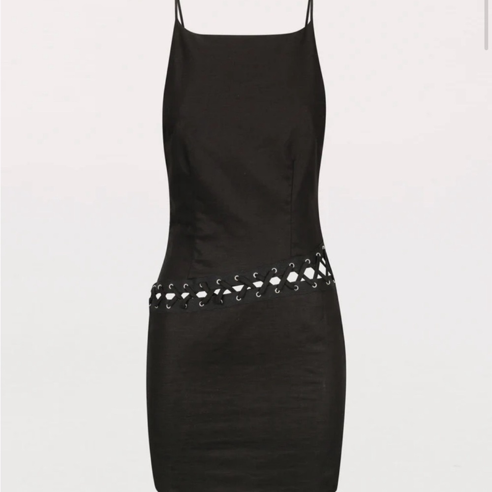 Peppermayo Black Studded Mini Dress - Picture 2 of 7